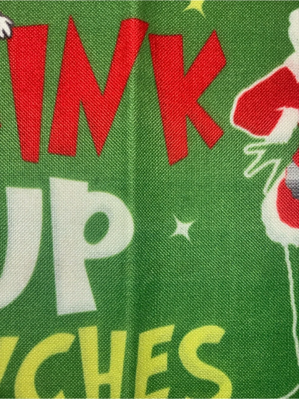 Grinch Table Mats “Drink Up Grinches”